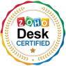 ZOHO desk certified badge